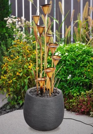 Ghp Group 55" Calla Lily Fountain