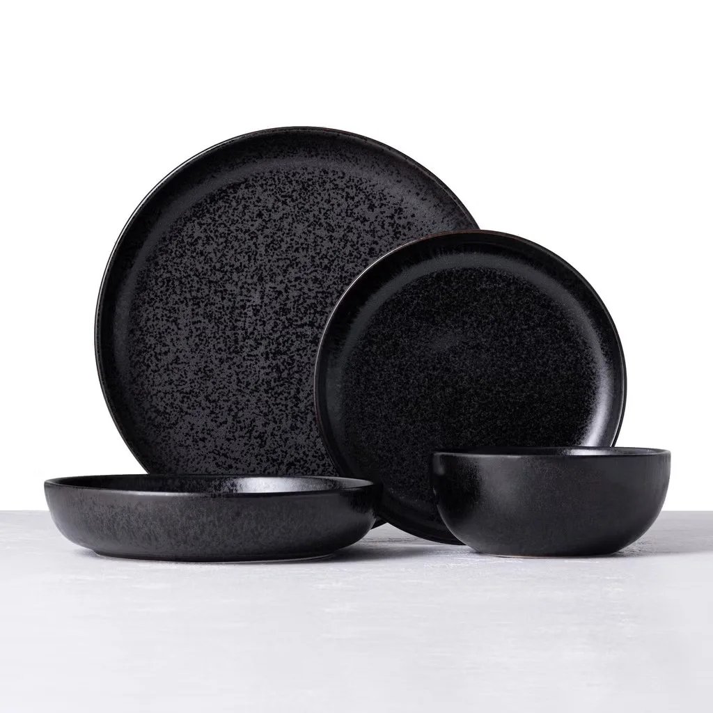 Fortessa Sound Midnight 16pc Dinnerware Set