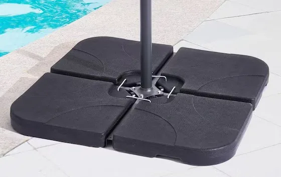 Sonkuki Outdoor Offset Hdpe Plastic Umbrella Base
