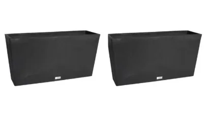 Total Of Two Veradek 31" Trough Planters