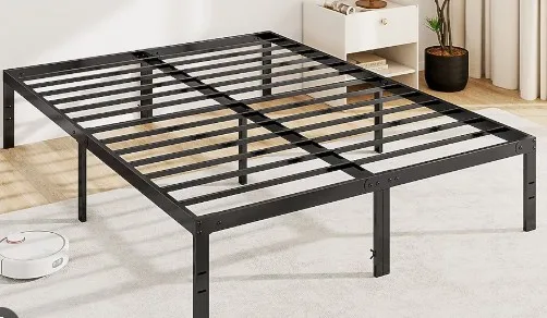 Name Brand 14" High Black Metal Bed Frame