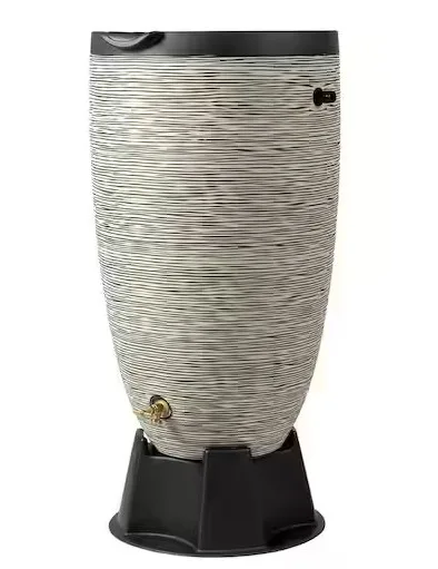 Rts Home Accents 50 Gallon Newport Rain Barrel With Stand And Lid