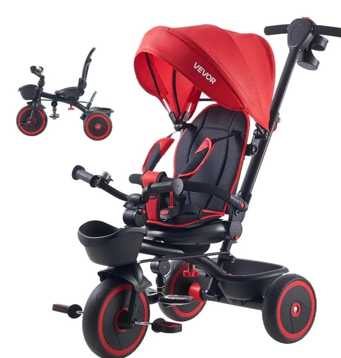 Vevor Toddler Tricycle And Stroller