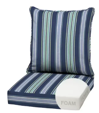 Arden 2-piece Foam Deep Seating Outdoor Lounge Chair Cushions