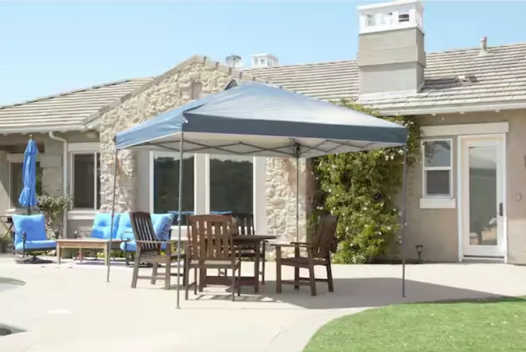 Everbilt Grey Instant Shade Canopy Pop Up Tent