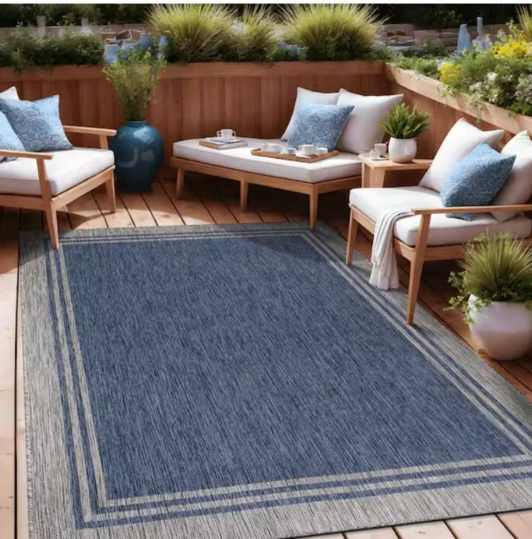 Beverly Rug Washable Bordered Indoor/outdoor Area Rug