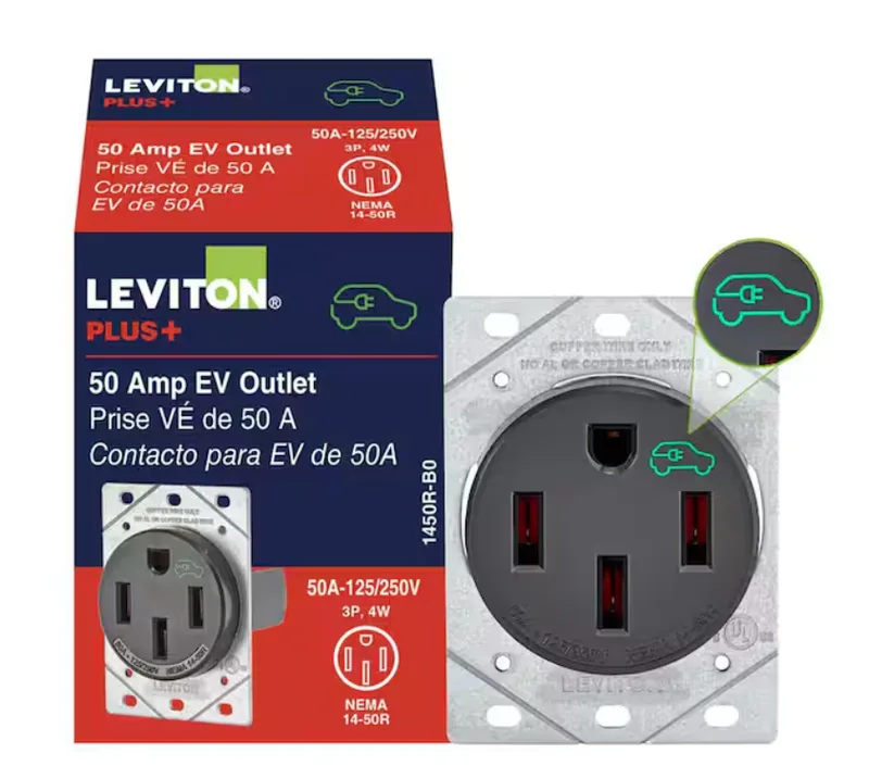 Leviton 50 Amp 125/250 Volt Power Outlet