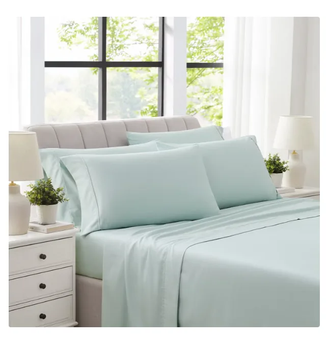 Hotel Signature Sateen 400 Thread Count 6 Piece Sheet Set