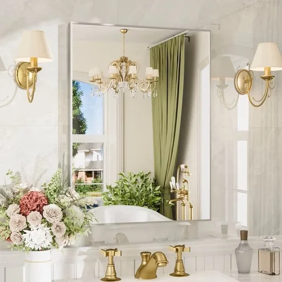 Jenbely Aluminum Alloy Frame Wall Mirror