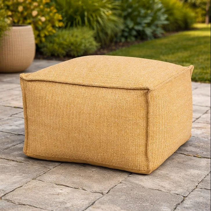 Brentwood Hermosa Indoor/ Outdoor Poof