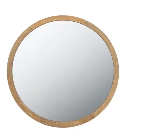 Designer Mango Wood Wall Mirror;
