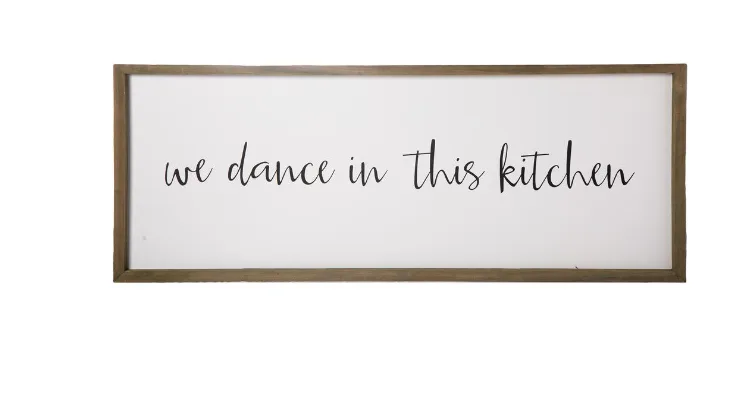 Urban Trends: Rectangle Wall Art "we Dance In This Kitchen