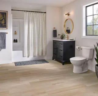 Trafficmaster Natural White Oak Peel & Stick Water Resistant Vinyl Tile Flooring